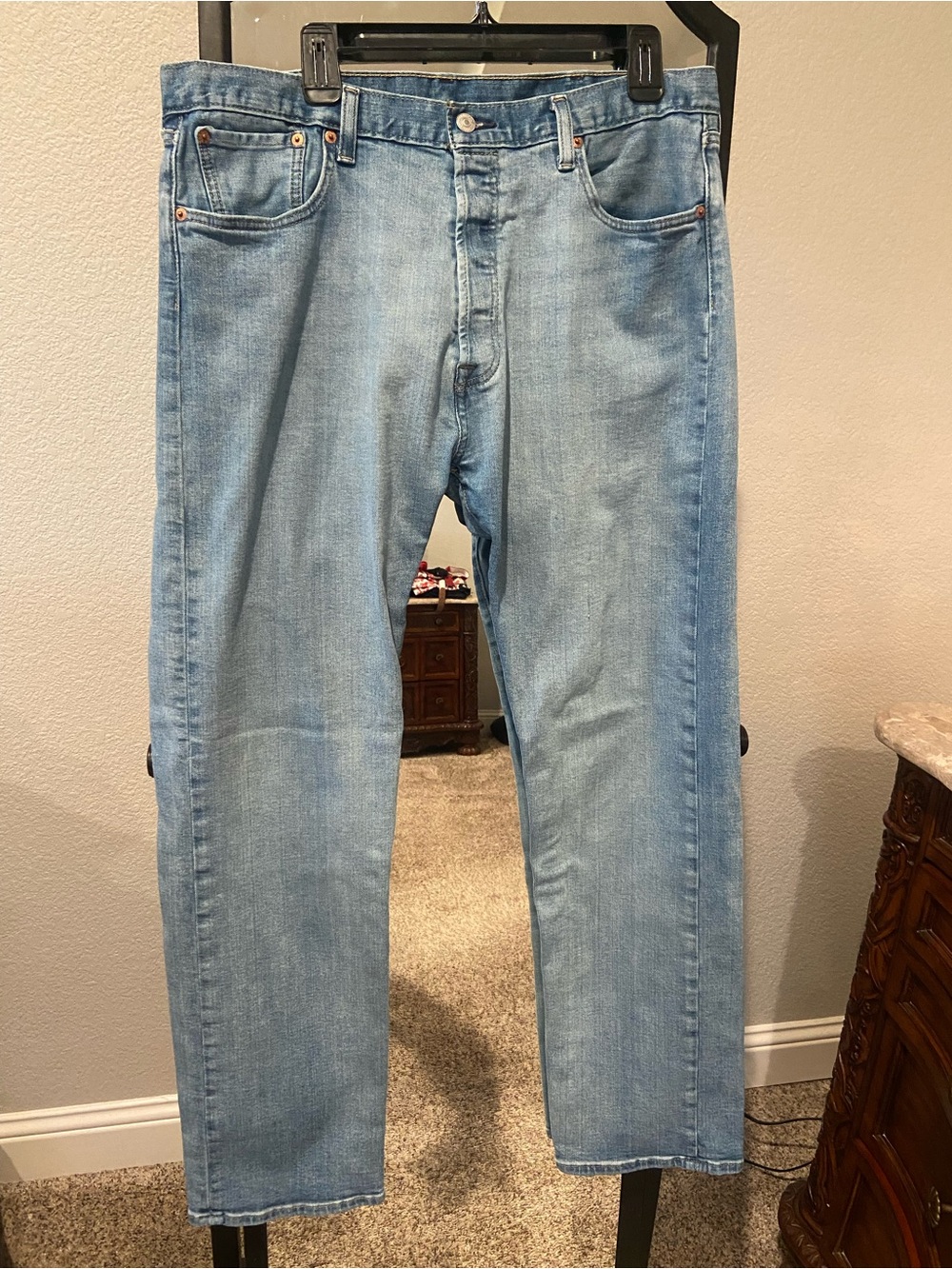 Levi's Light Blue Straight-Leg Jeans